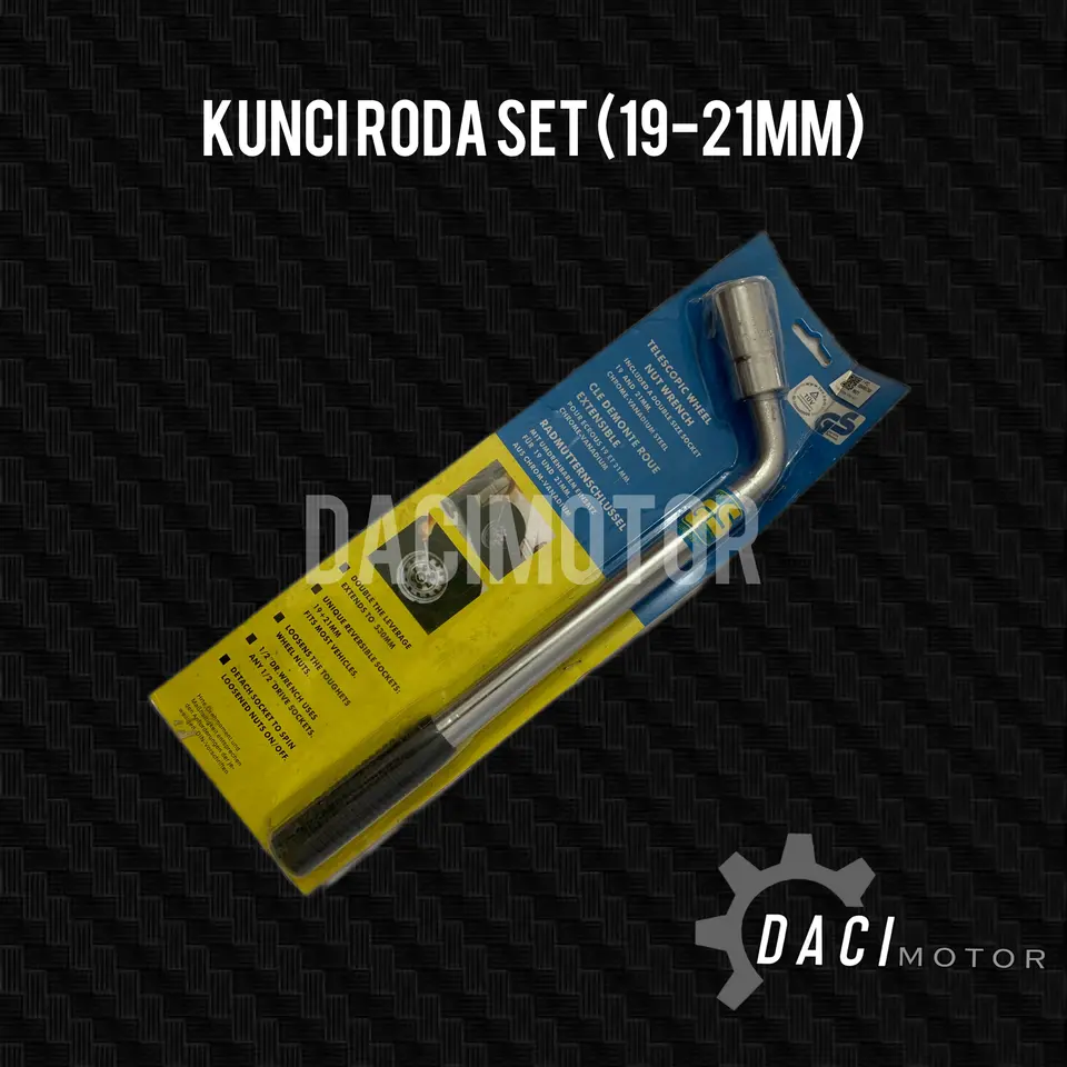 KUNCI RODA SET (STANG+SOK) 19*21MM GEPRUFTE SICHERHELT 19MM * 21MM TOOLS/ACCESORY/OTHER GEPRUFTE SICHERHELT GS