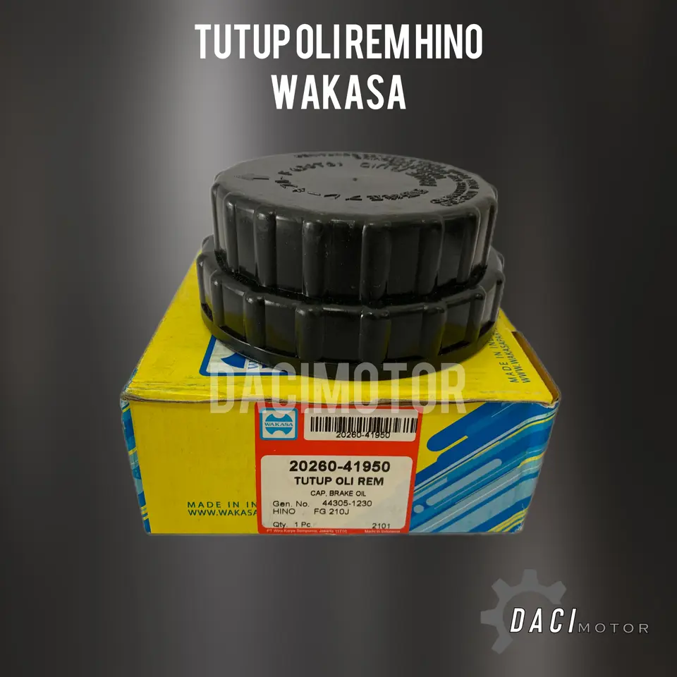 TUTUP OLI REM HINO FG210J WAKASA 44305-1230 TUTUP OLI REM / BRAKE OIL CAP WAKASA