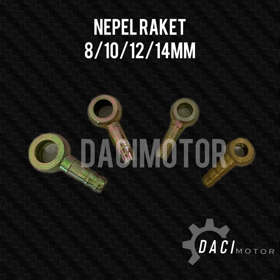 NEPEL RAKET 8MM null NEPEL RAKET / NEPLE PERKASA BARU (PB)